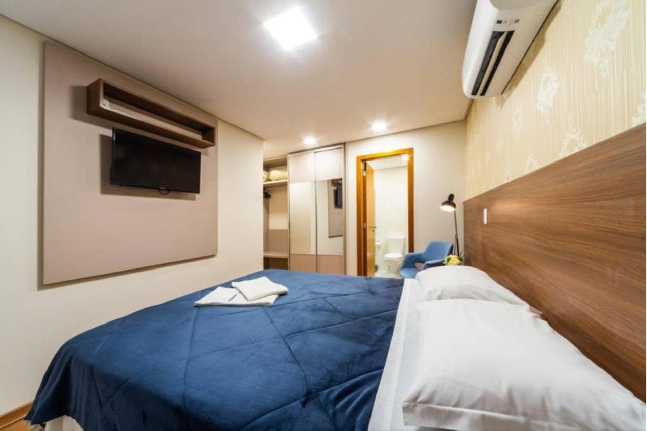 Lindo Apto De 2 Quartos Em Gramado - Ed Paradiso Buitenkant foto